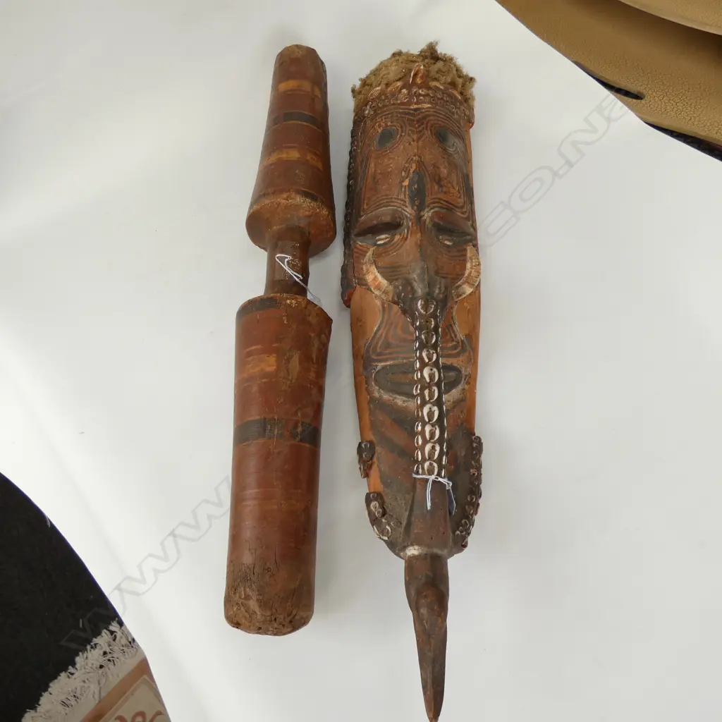 P.N.G SEPIK RIVER MASK L 620 MM + ONE OTHER ITEM Image 1++