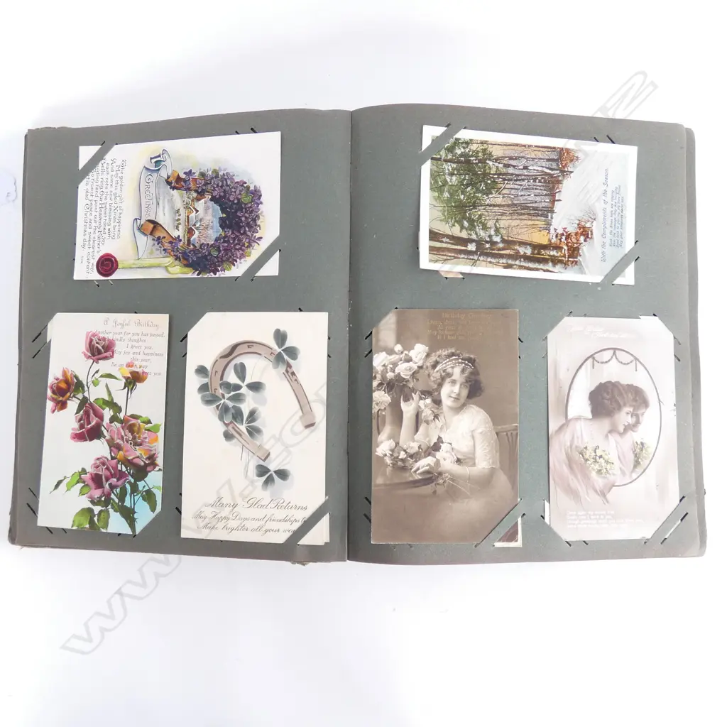 VICTORIAN POSTCARD / PHOTO ALBUM Image 1++