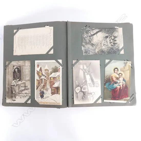 VICTORIAN POSTCARD / PHOTO ALBUM