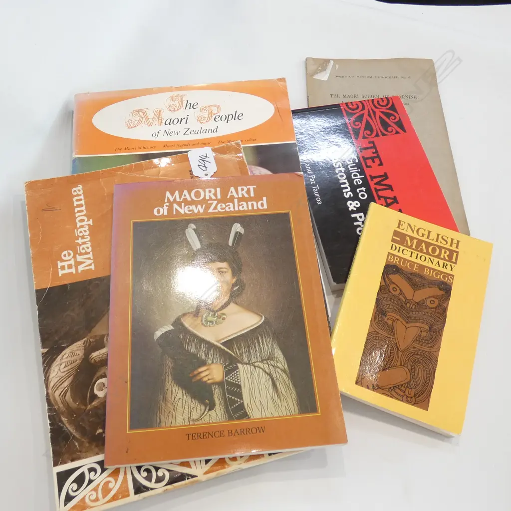 7 BOOKS MAORI INTEREST Image 1++