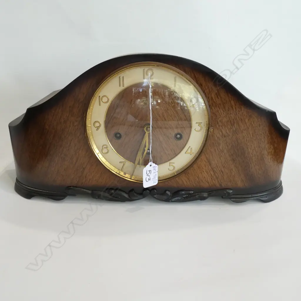 ART DECO GERMAN CLOCK L. 460MM Image 1++