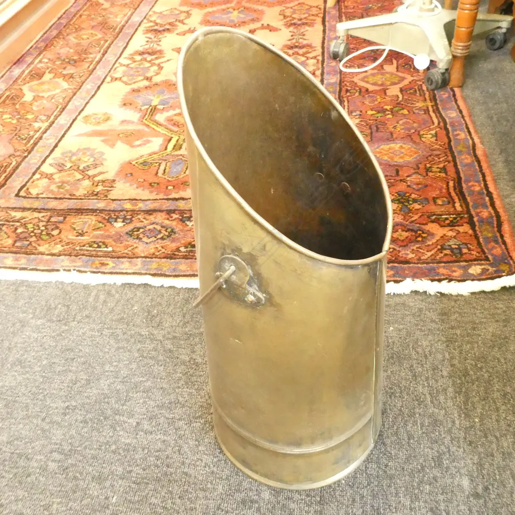 BRASS COAL SCUTTLE H. 520MM Image 1++