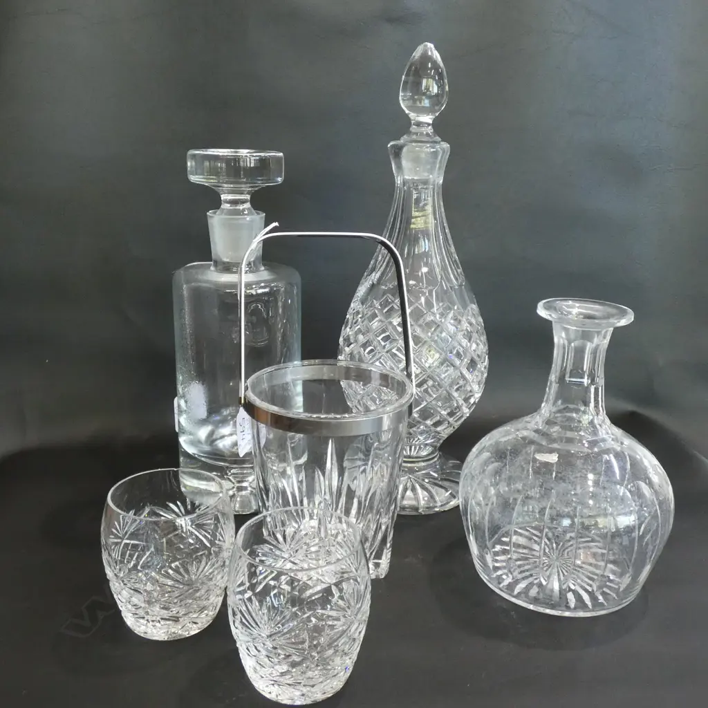 LOT ASST DECANTERS ETC Image 1++