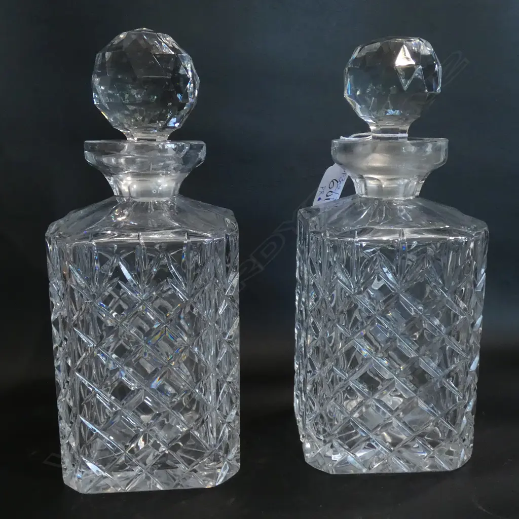 PR DECANTERS (STOPPERS NEAR PAIR) H. 240MM Image 1++