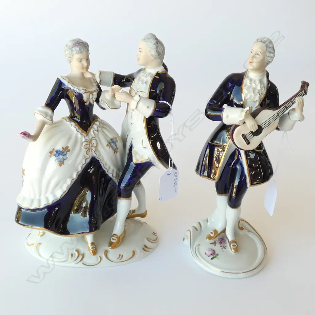 ROYAL DUX COUPLE DANCING, H.220MM + GUITAR PLAYER, H.230MM Image 1++