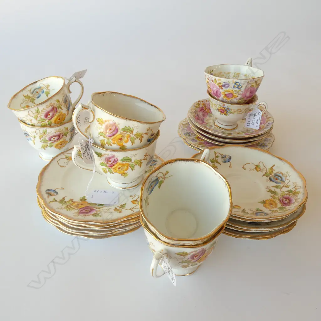 R.ALBERT 6 "POPPIES" TRIOS + TWO "SERENA" TRIOS Image 1++