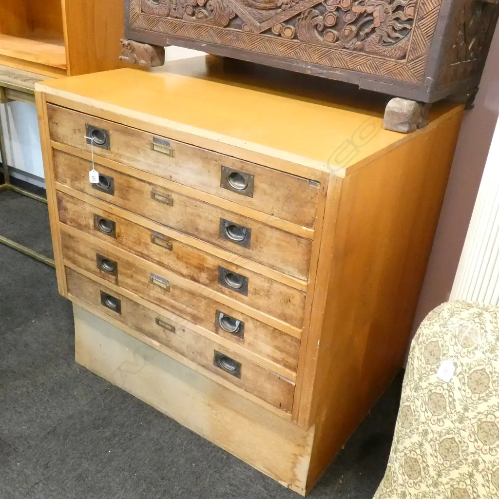 FIVE DRAWER PLAN / PAPER CABINET Image 1++