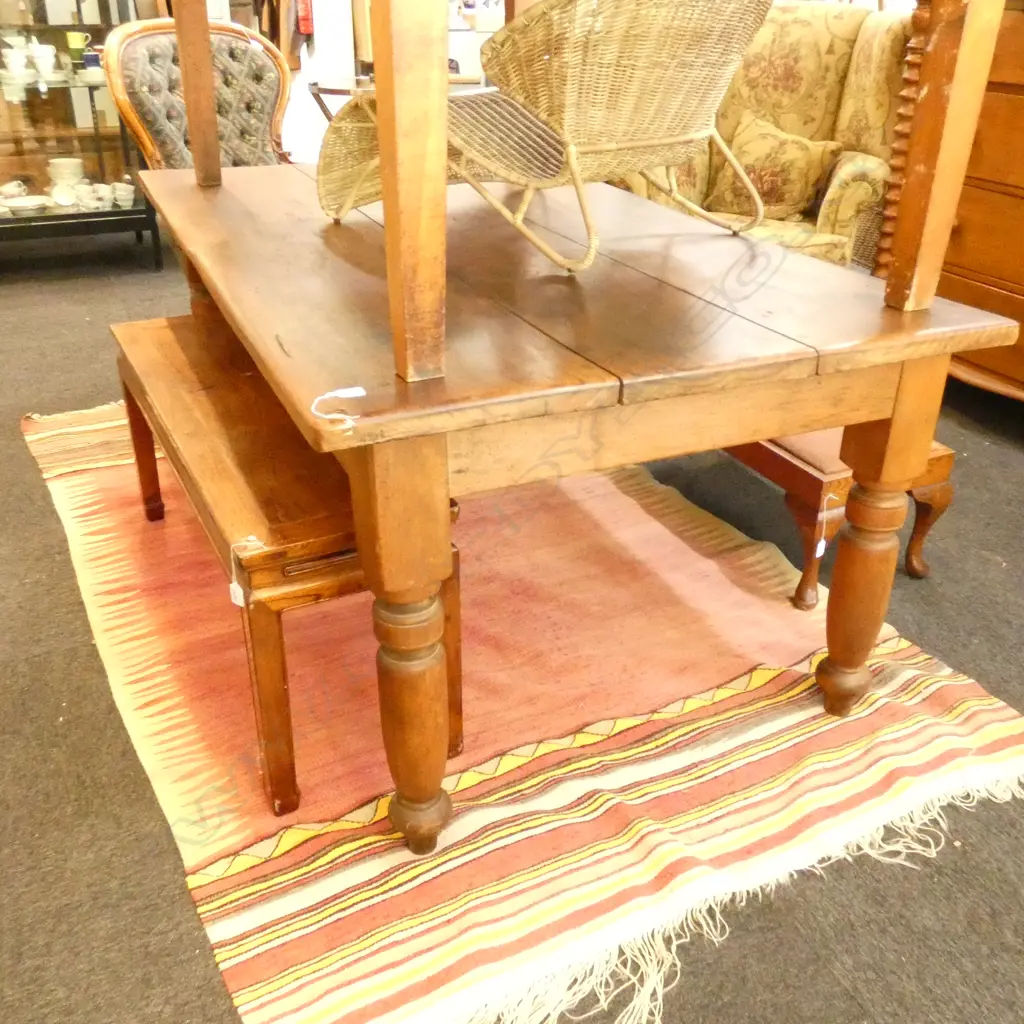 PINE COLONIAL DINING TABLE L 1740 MM Image 1++