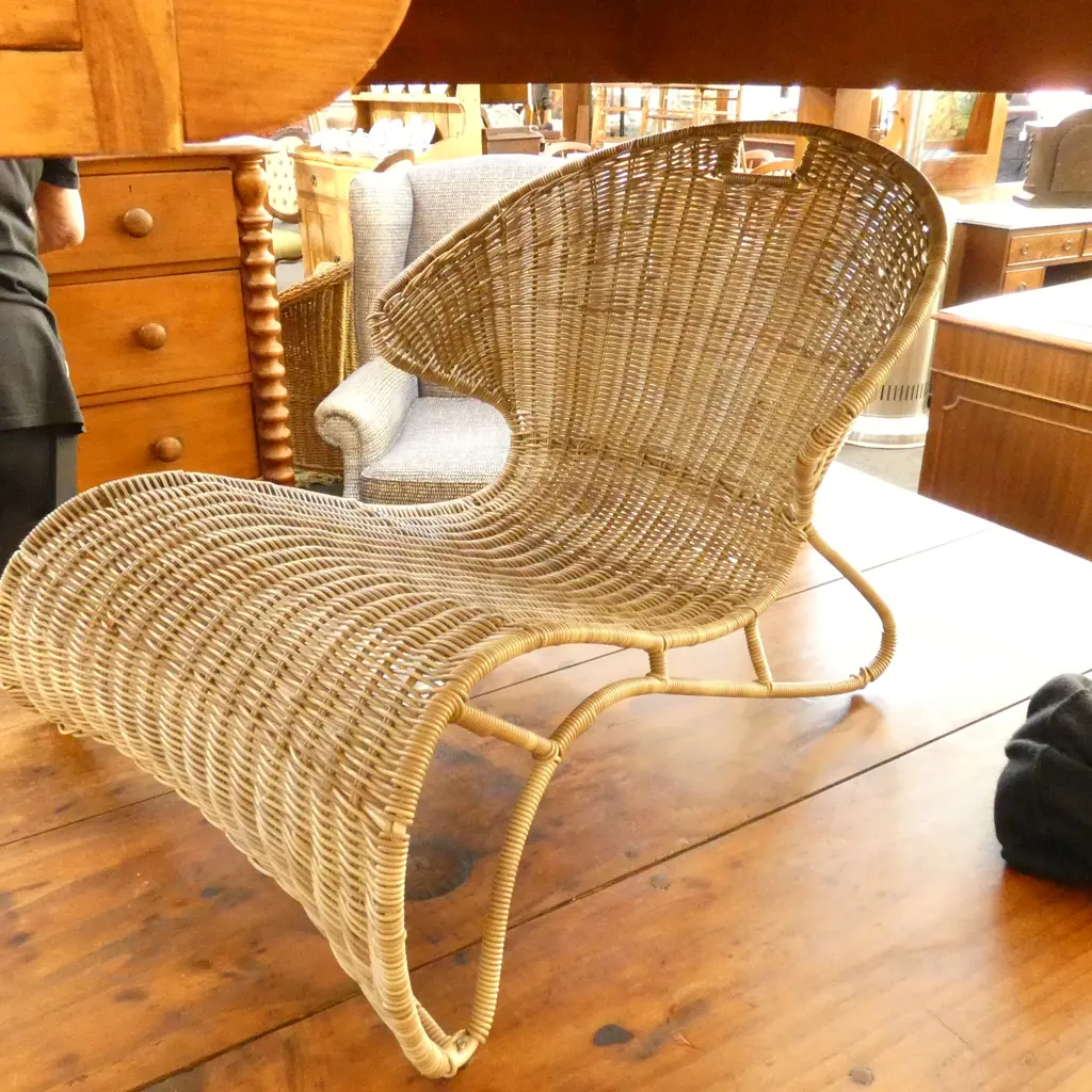 LOW CANE OCCASIONAL CHAIR Image 1++