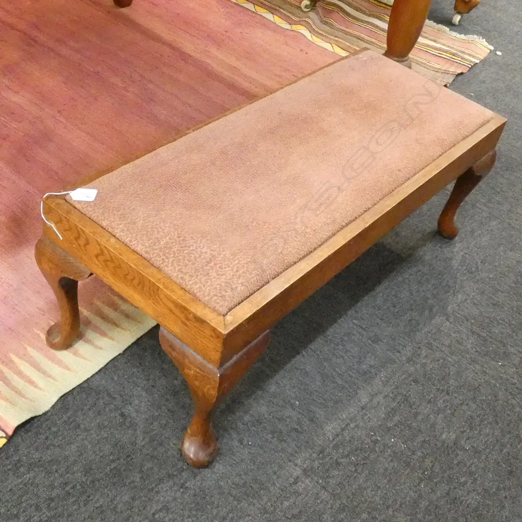 OAK FRAMED STOOL Image 1++
