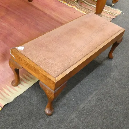 OAK FRAMED STOOL