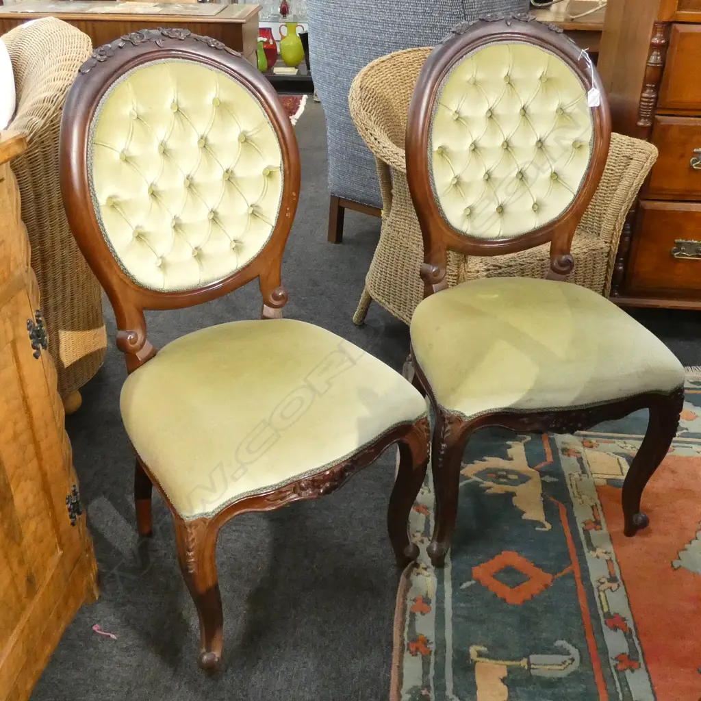 2 FRENCH STYLE DINING CHAIRS Image 1++