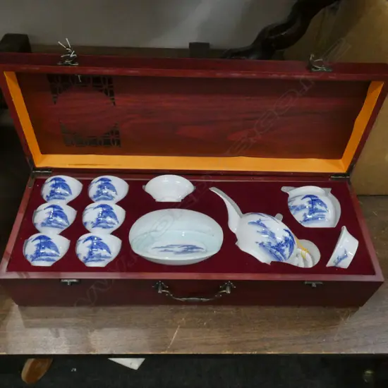 BOXED ORIENTAL TEA SERVICE L. 500MM