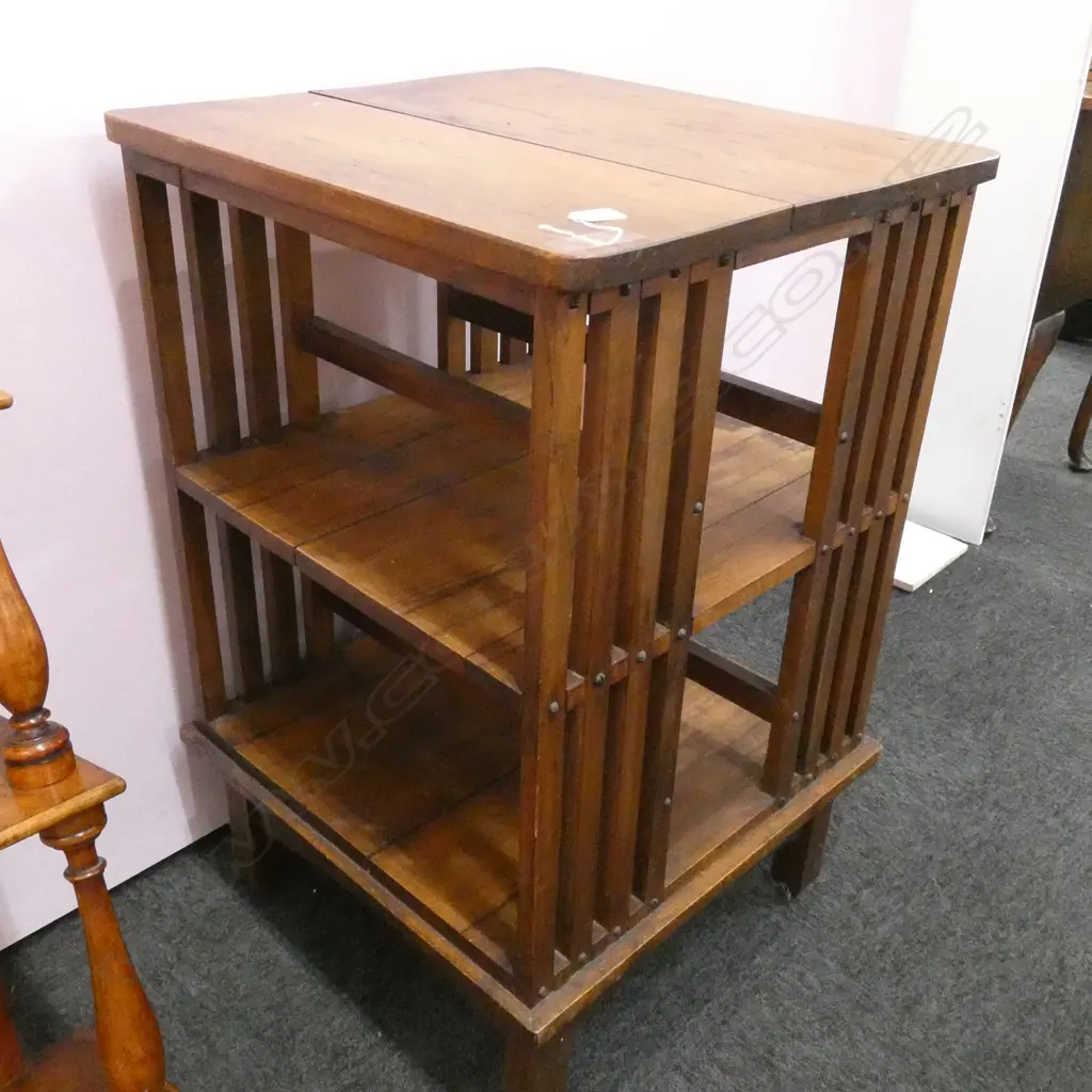 SQUARE BOOKCASE TABLE H. 845MM Image 1++