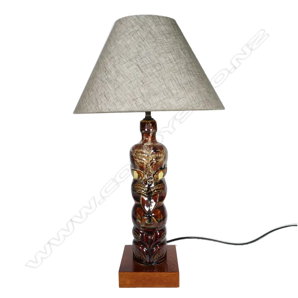 VINTAGE TI-TOKI BOTTLE TABLE LAMP.... Image 1++
