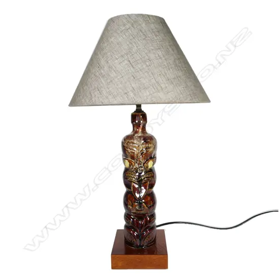 VINTAGE TI-TOKI BOTTLE TABLE LAMP....