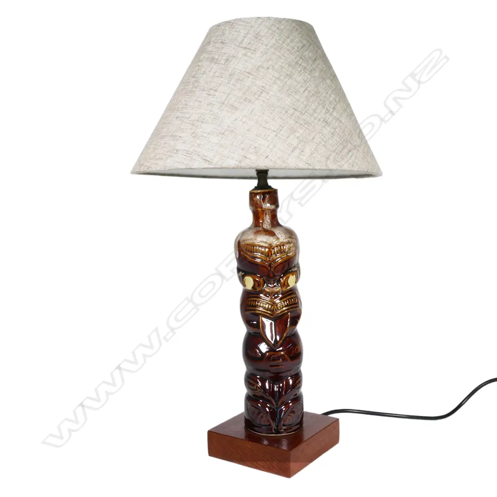 VINTAGE TI-TOKI BOTTLE TABLE LAMP.... Image 1++