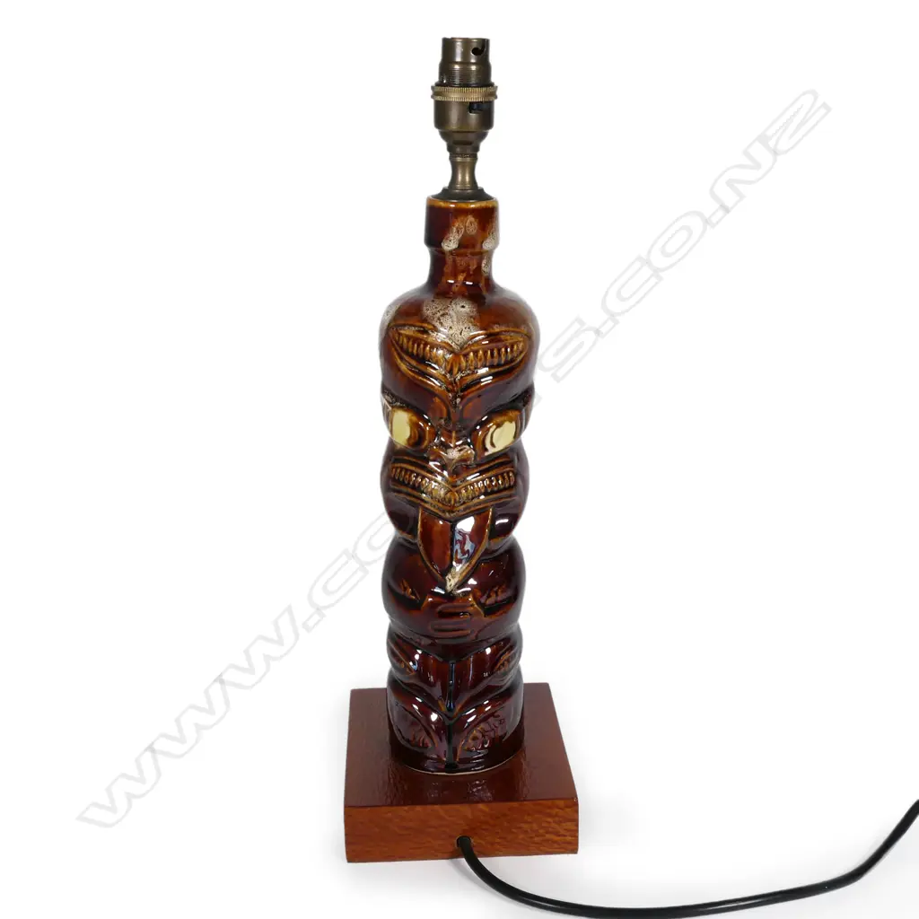 VINTAGE TI-TOKI BOTTLE TABLE LAMP.... Image 1++