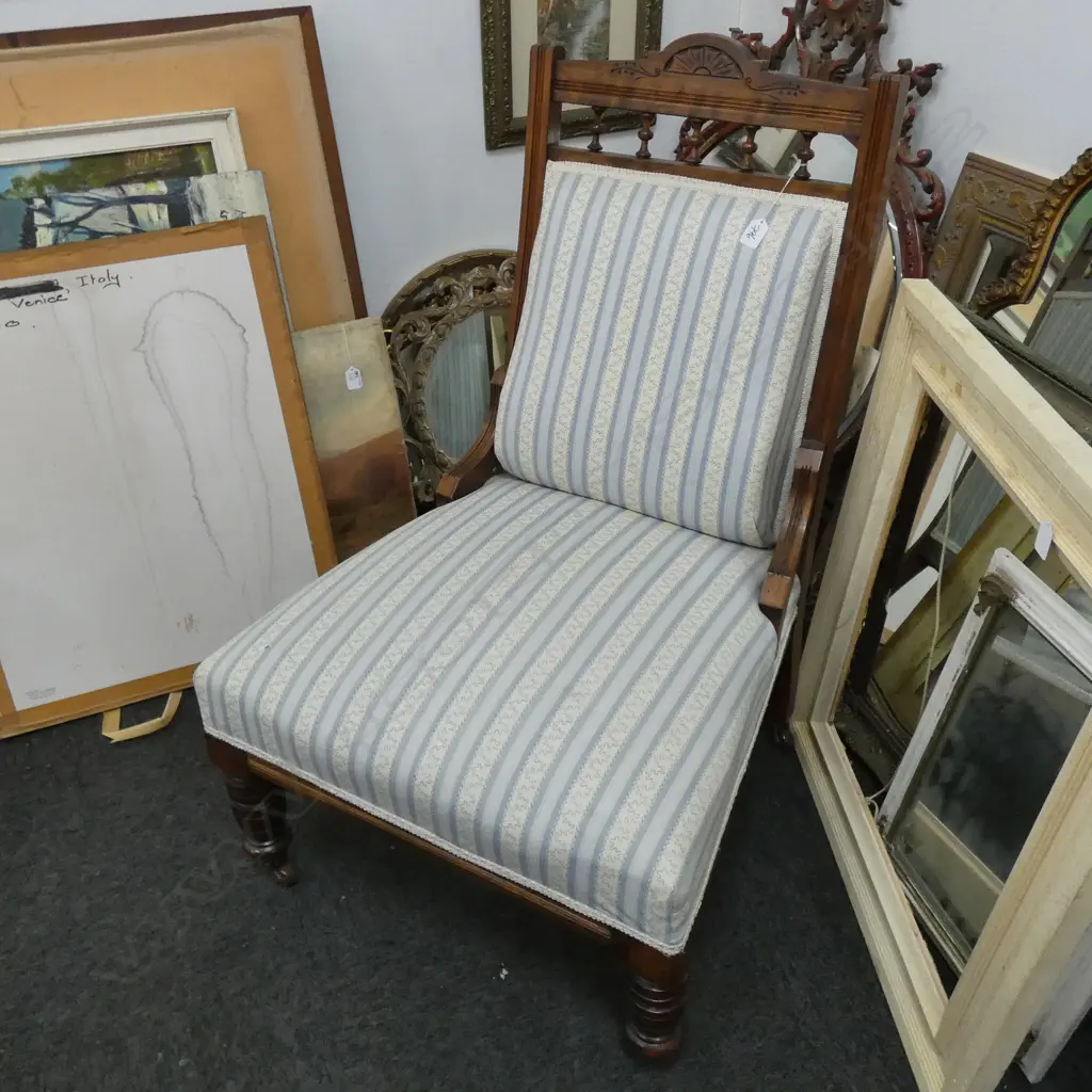 VICTORIAN GRANDMOTHER CHAIR W. 620MM Image 1++