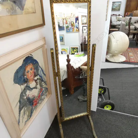 DRESSING MIRROR ON STAND H. 1550MM 