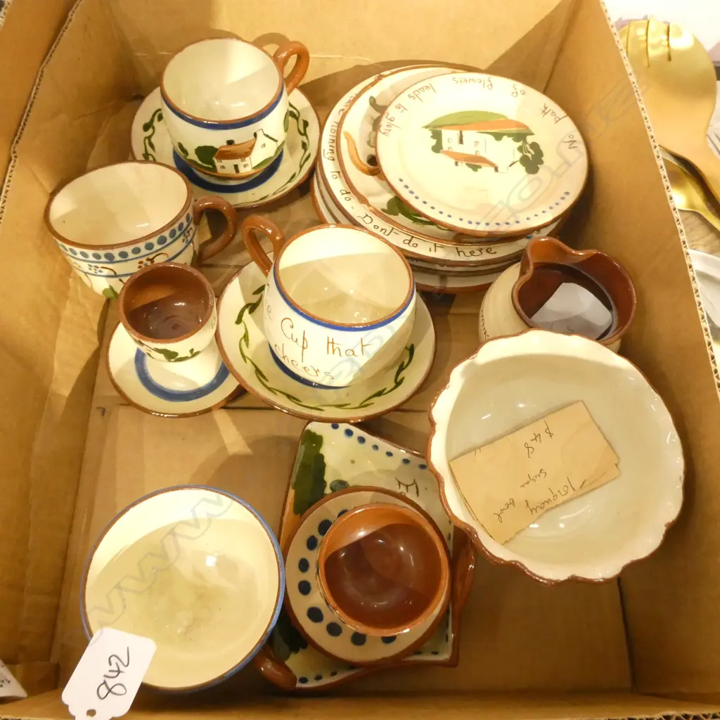 BOX LOT ASST. TORQUAY WARE Image 1++
