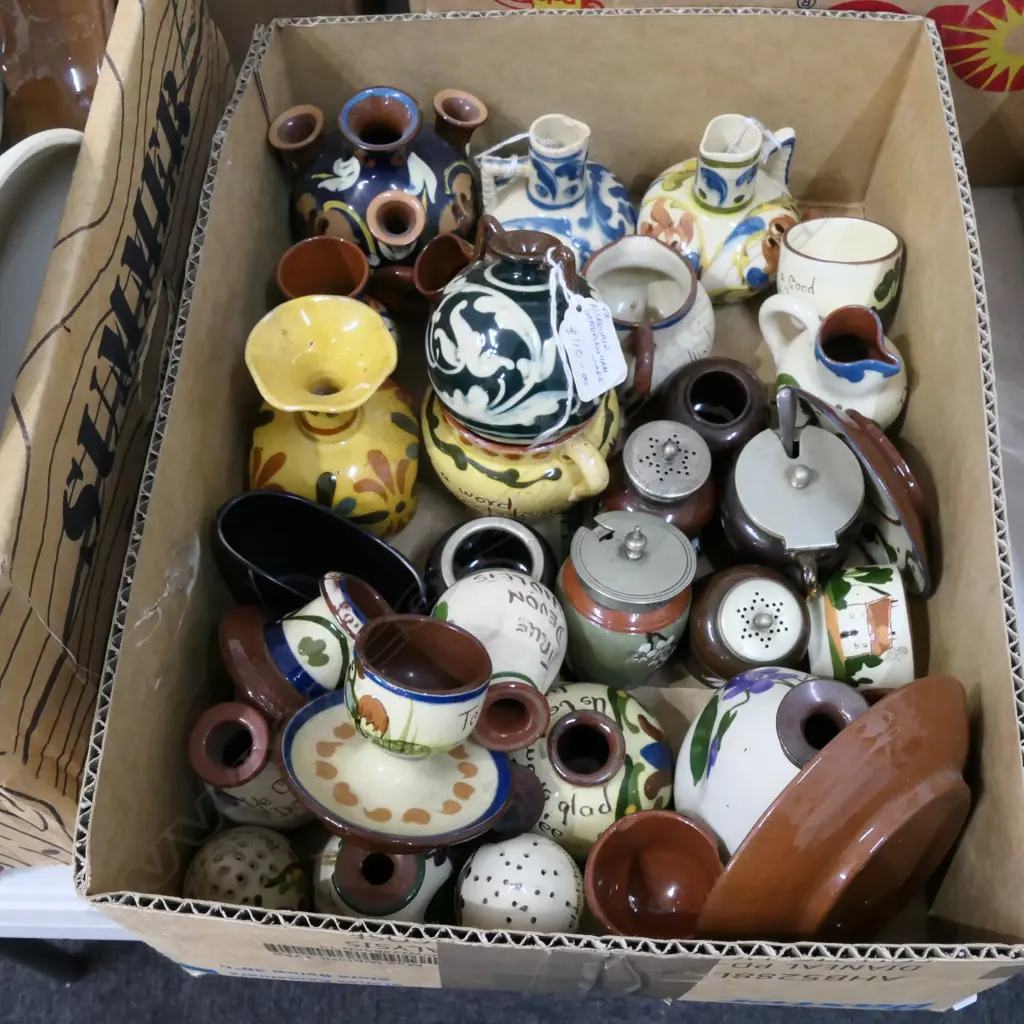 BOX LOT ASST. TORQUAY MINIATURES, ETC Image 1++