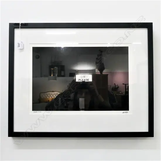 FRAMED PHOTOGRAPHY PRINT 4/15 SIGNED KOOGE 595 X 470MM