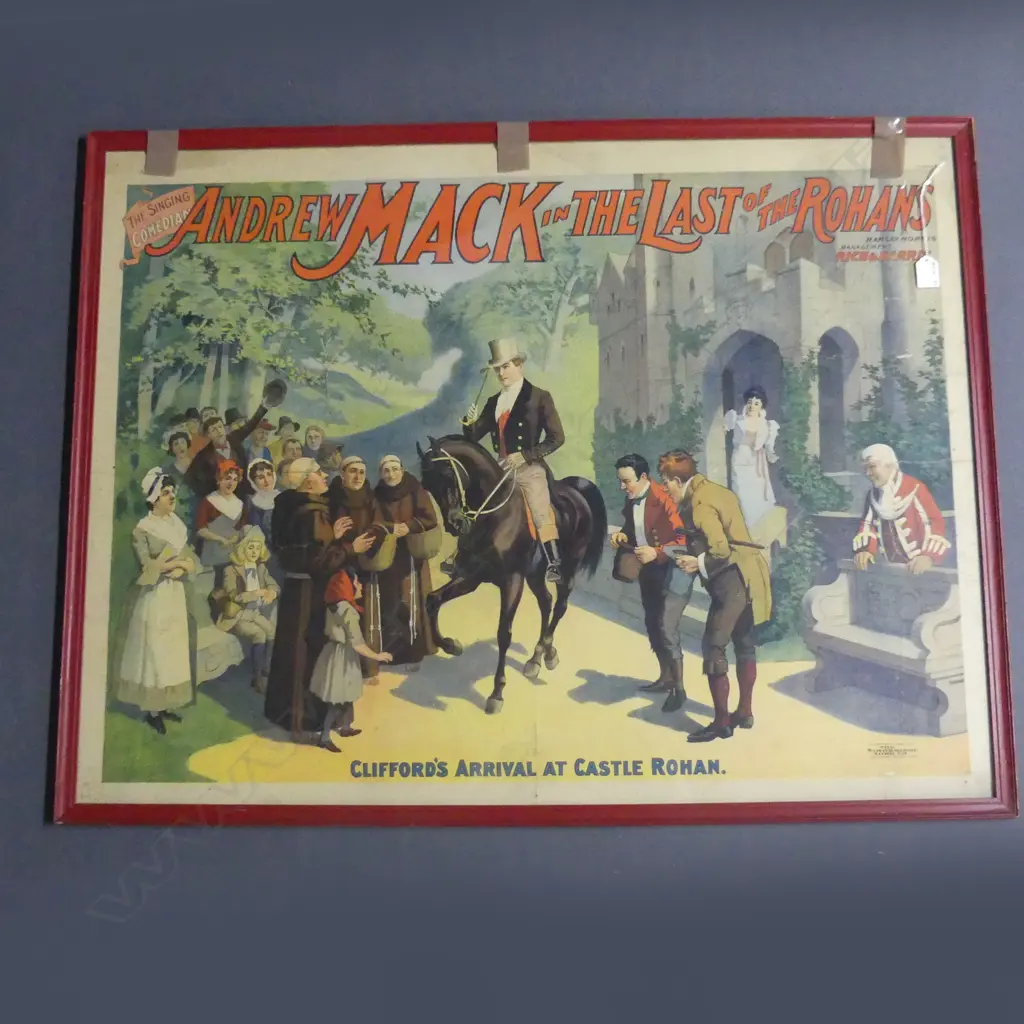 VINTAGE MOVIE POSTER STARRING ANDREW MACK IN THE LAST OF THE ROHANS Image 1++