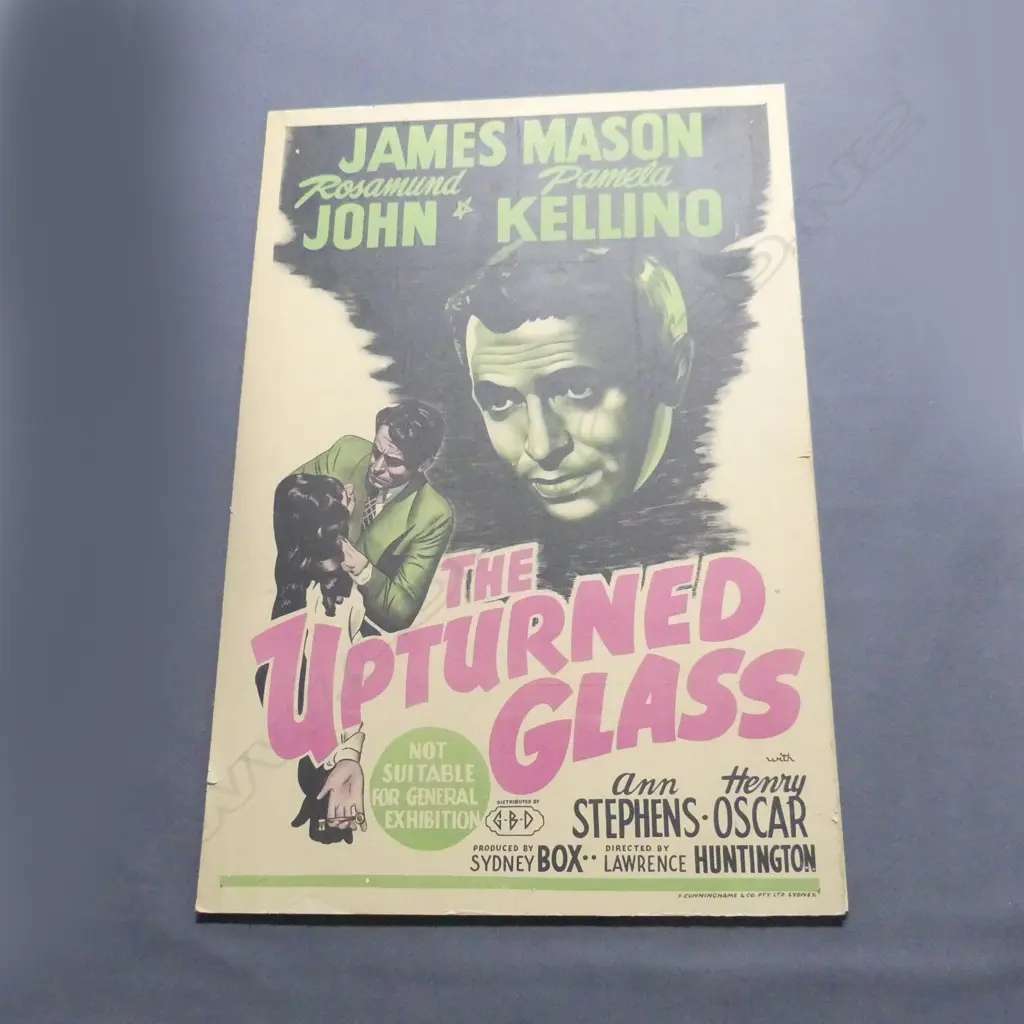7 x LARGE VINTAGE MOVIE POSTERS MOUNTED ON BOARD, 1020 x 690mm Image 1++