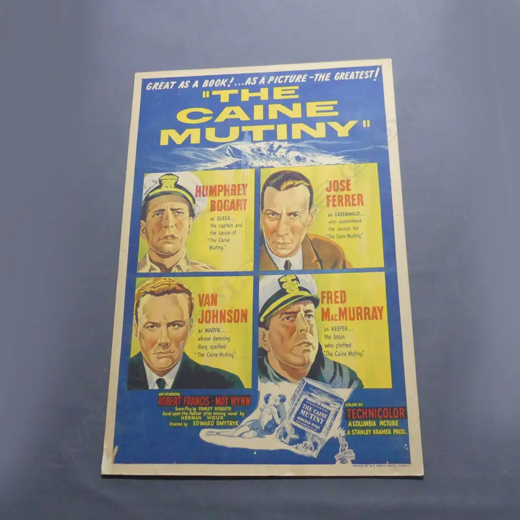 7 x LARGE VINTAGE MOVIE POSTERS MOUNTED ON BOARD, 1020 x 690mm Image 1++