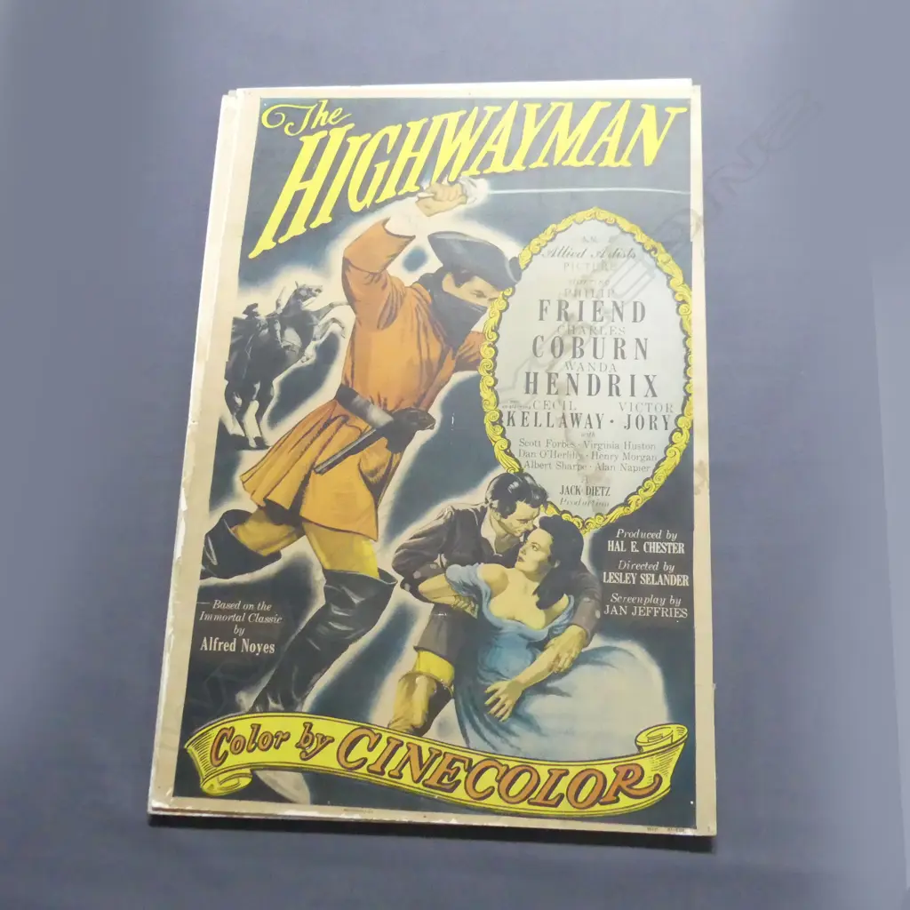 7 x LARGE VINTAGE MOVIE POSTERS MOUNTED ON BOARD, 1020 x 690mm Image 1++