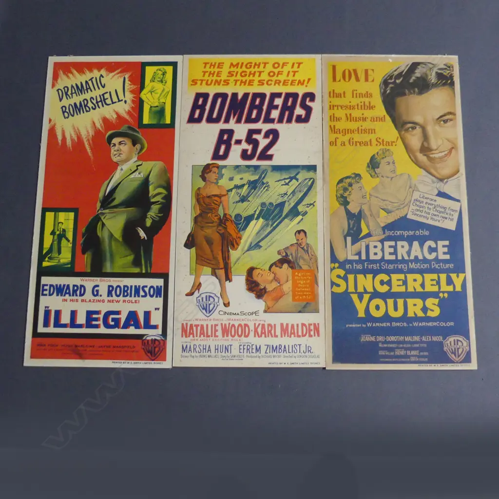 7 x VINTAGE  DAY BILL MOVIE POSTERS Image 1++