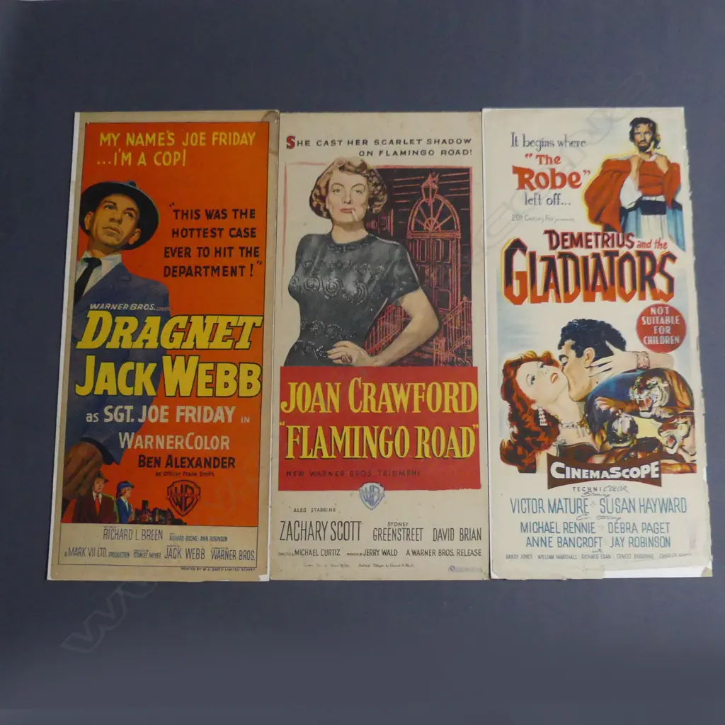 6 x VINTAGE MOVIE DAYBILL POSTERS Image 1++