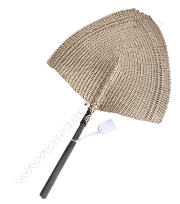 (40) FIJIAN? WOVEN HAND FAN L. 500mm Image 1++