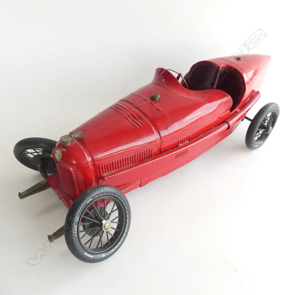 1920s ALPHA ROMEO TINPLATE TOY RACING CAR RESTORED L. 520mm Image 1++