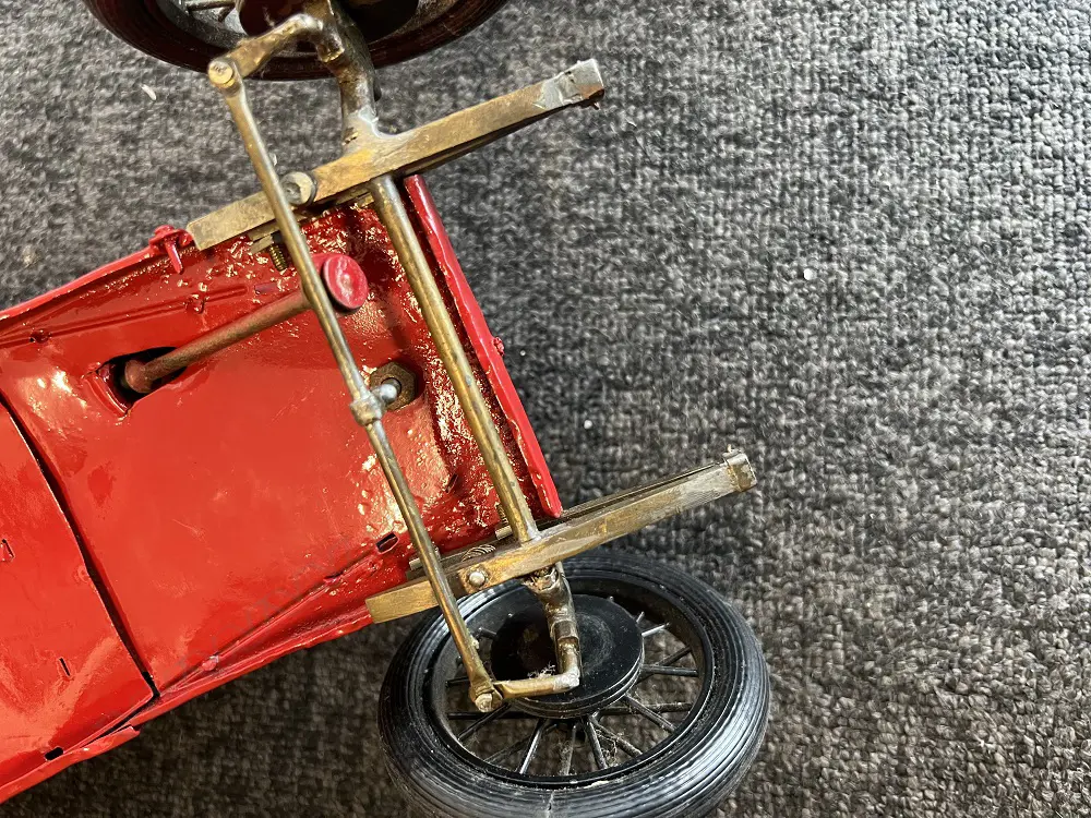 1920s ALPHA ROMEO TINPLATE TOY RACING CAR RESTORED L. 520mm Image 1++