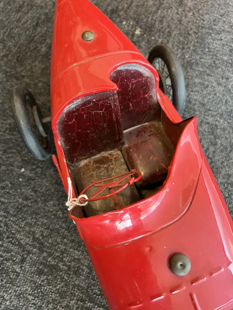 1920s ALPHA ROMEO TINPLATE TOY RACING CAR RESTORED L. 520mm Image 1++