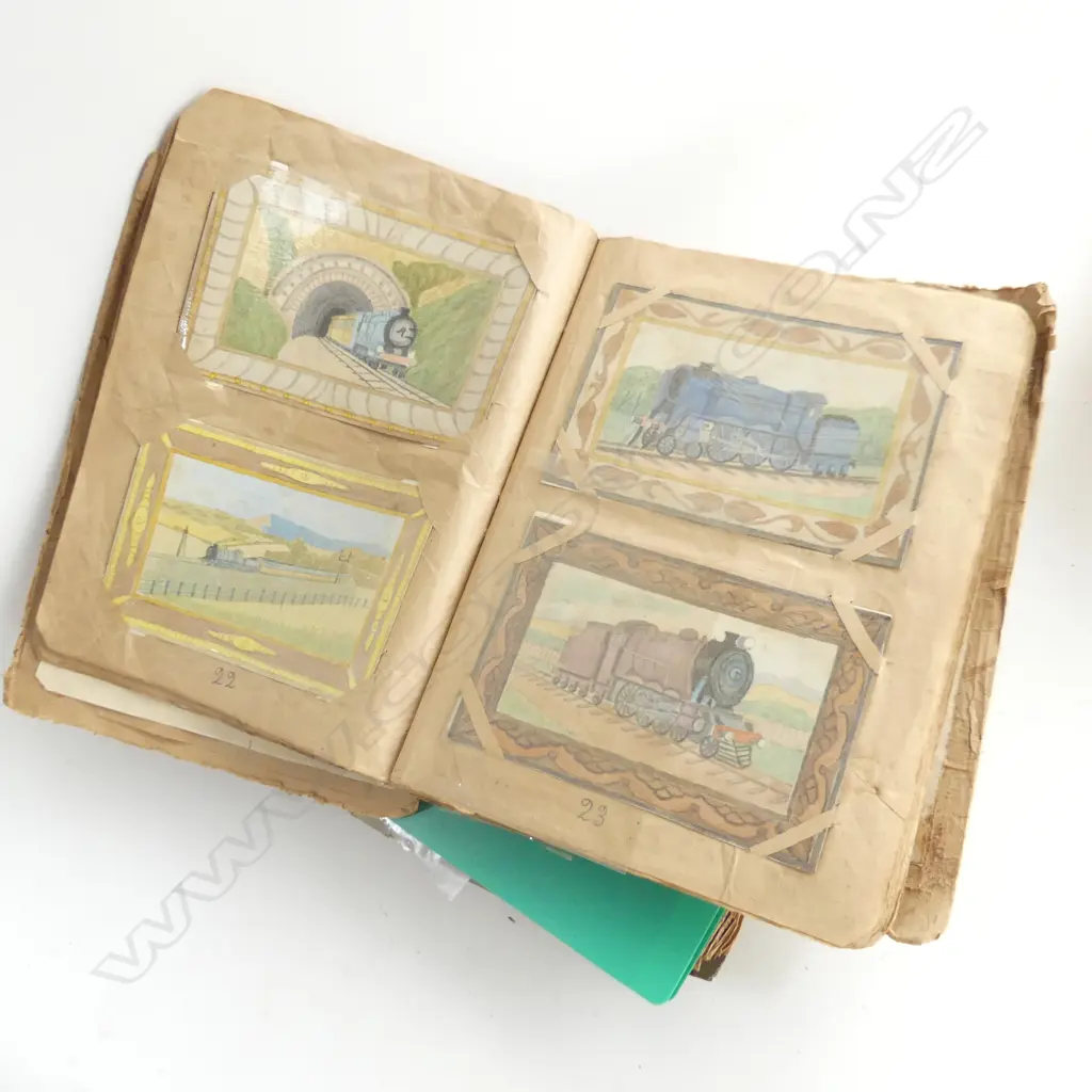 A BAG OF NAIVE ART BY ARTIST FRANK WHITTET Image 1++