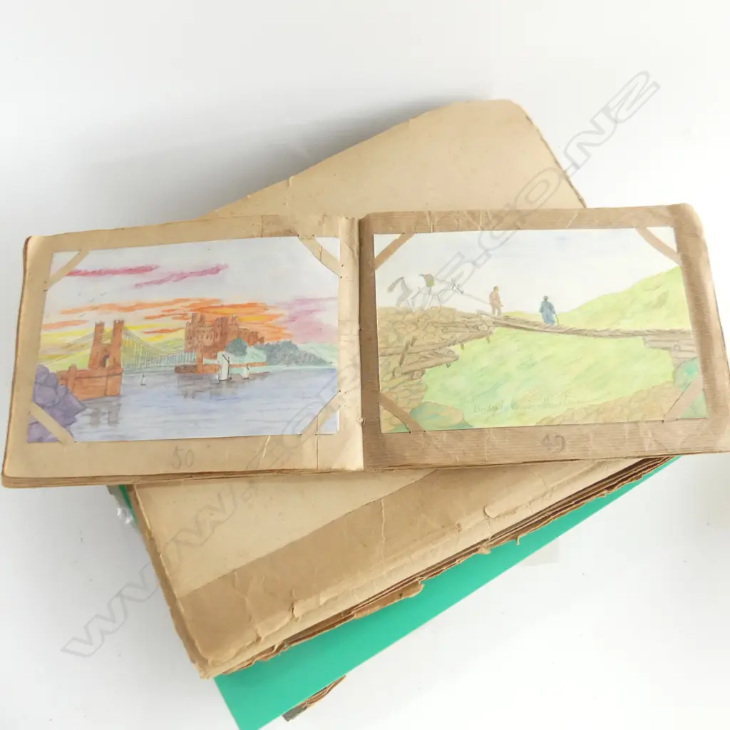A BAG OF NAIVE ART BY ARTIST FRANK WHITTET Image 1++