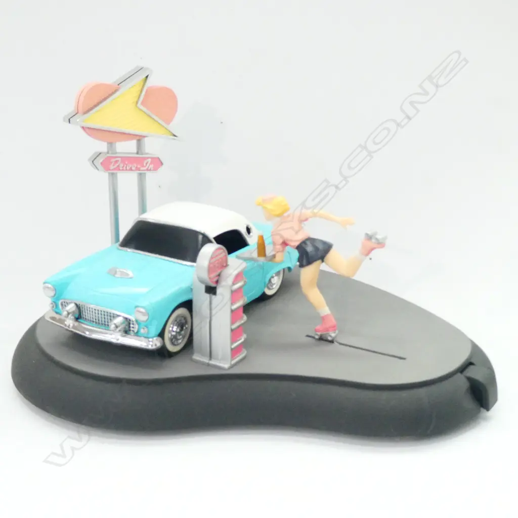 1992 FRANKLIN MINT 1950S 'HAPPY DAYS' STYLE MONEY BANK L. 330mm Image 1++