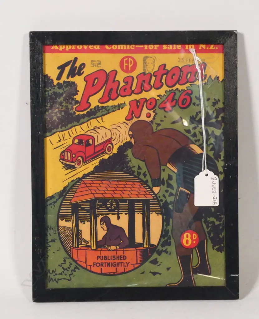 A FRAMED EDITION OF 'THE PHANTOM' EDITION 46 H. 170 x 130mm Image 1++