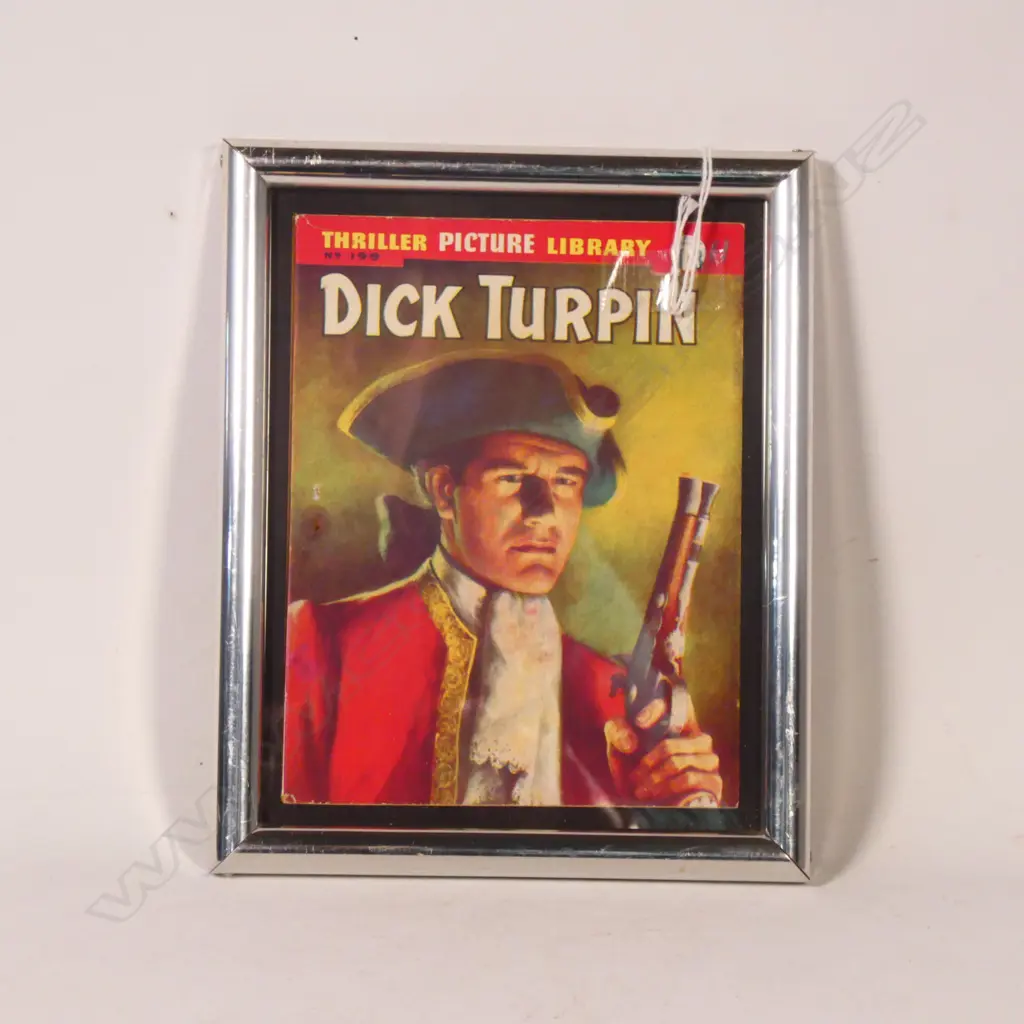 A FRAMED THRILLER PICTURE LIBRARY EDITION OF 'DICK TURPIN' H. 175 x 130mm Image 1++