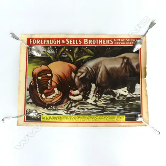(87) 4 SMALL CIRCUS RELATED POSTERS  ETC