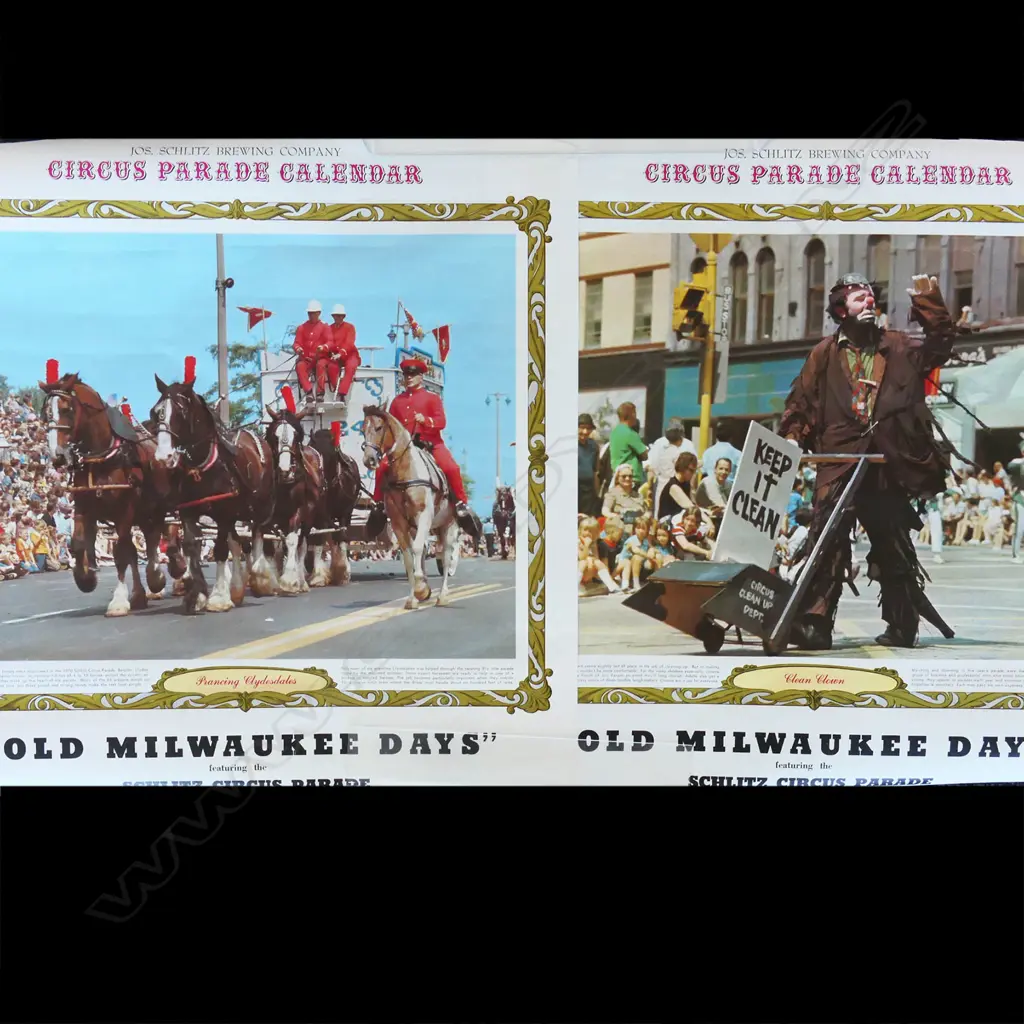 (87) 10 SM VINTAGE CIRCUS POSTERS & MULTIPLE CIRCUS PARADE CALENDER PRINTS Image 1++