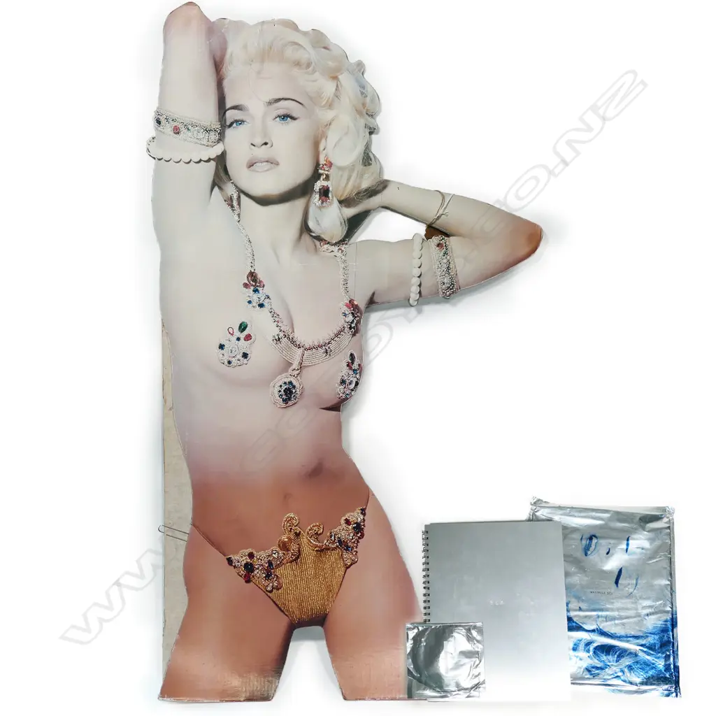 (87) BOOK 'SEX' BY MADONNA FIRST EDITION OCT 1992 IN ORIGINAL SLEEVE & ACCOMPANYING POSTER, H.1150mm Image 1++