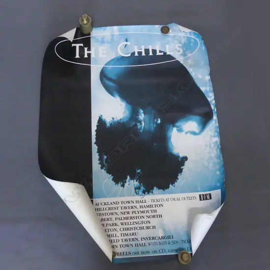 (61) 7 POSTERS, INCLUDING ' THE CHILLS ' & ' TE MAORI ' EXHIBITION ETC
