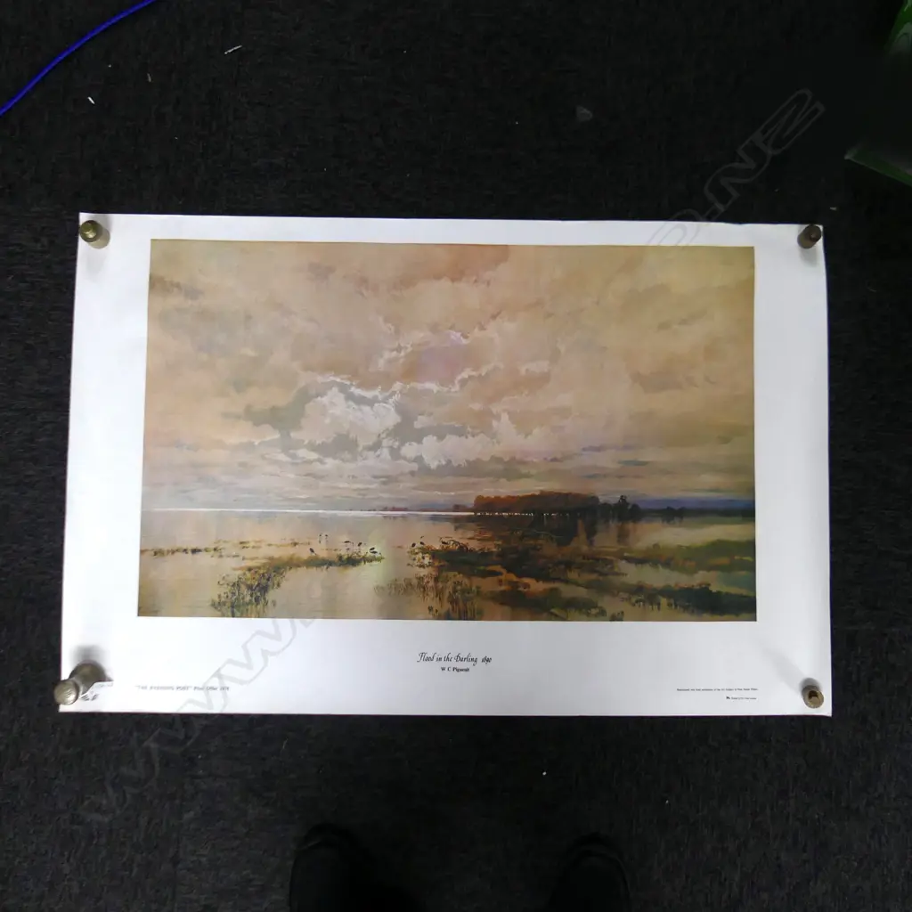 (80) 6 POSTERS: 2 X INDIANA JONES, &  3 ART PRINTS & VLAMINCK ' BLUE VASE ' PRINT Image 1++