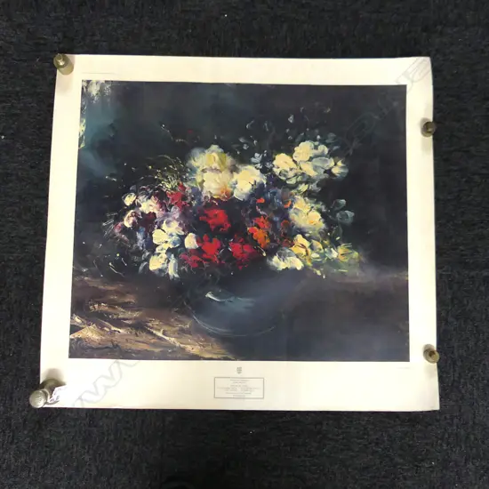 (80) 6 POSTERS: 2 X INDIANA JONES, &  3 ART PRINTS & VLAMINCK ' BLUE VASE ' PRINT