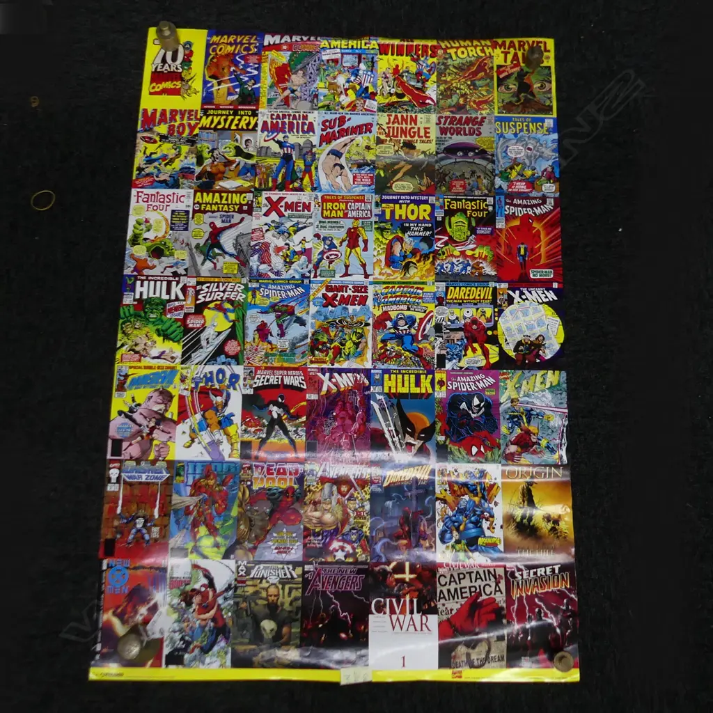 (80) 5 POSTERS INCLUDING ' GATTACA' AND ' COMIC COLLAGE ' Image 1++