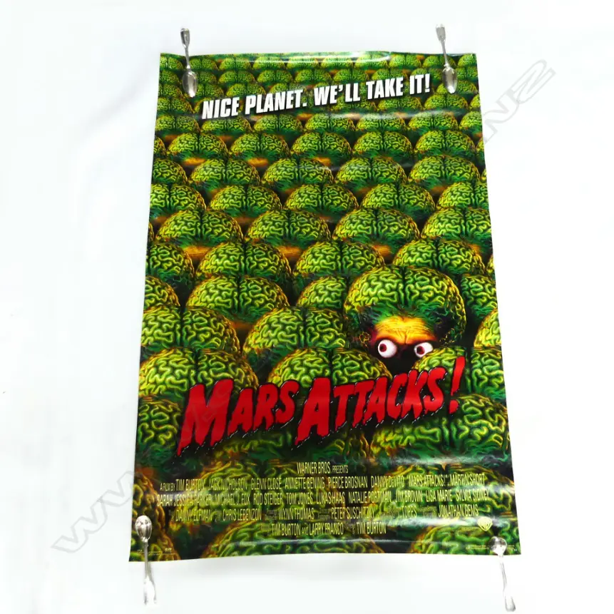 (87) 5 SMALL POSTERS INCLUDING MARS ATTACKS Image 1++